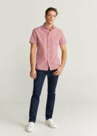 Chemise slim-fit vichy Nouvelle collection MANGO MAN