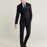 Chemise tailored slim-fit à pois Nouvelle collection MANGO MAN