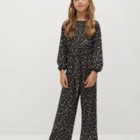 Combi-pantalon à fleurs Nouvelle collection MANGO KIDS