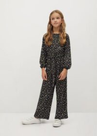 Combi-pantalon à fleurs Nouvelle collection MANGO KIDS