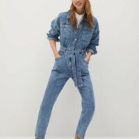 Combinaison en jean Nouvelle collection MANGO