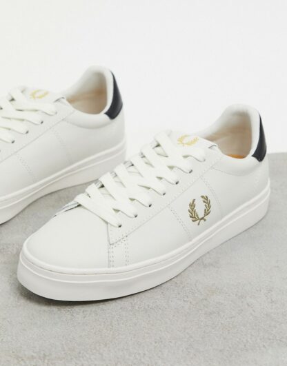 Fred Perry - Spencer - Baskets vulcanisées-Blanc Asos