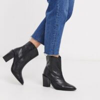 Free People - Barclay - Bottines western - Noir Asos