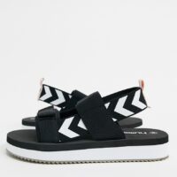 Hummel - Hive Trekking - Sandales à chevrons - Noir Asos