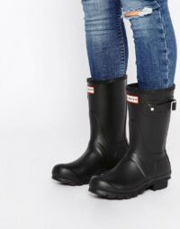 Hunter - Bottines authentiques - Noir Asos