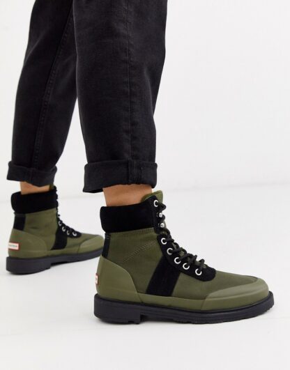 Hunter - Chaussures de randonnée chaudes - Olive-Vert Asos