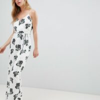 Jack Wills - Combinaison à imprimé fleurs-Blanc Asos