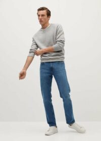 Jean bob straight-fit foncé Nouvelle collection MANGO MAN