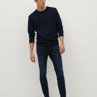 Jean jude skinny délavé foncé Nouvelle collection MANGO MAN