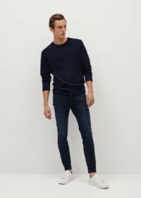 Jean jude skinny délavé foncé Nouvelle collection MANGO MAN