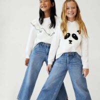 Jupe-culotte jean Nouvelle collection MANGO KIDS