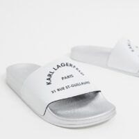 Karl Lagerfeld - Kondo - Sandales - Blanc Asos