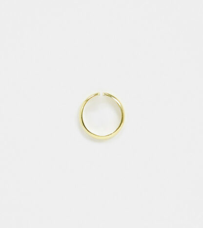 Kingsley Ryan - Bijou d'oreille minimaliste en argent massif plaqué or-Doré Asos