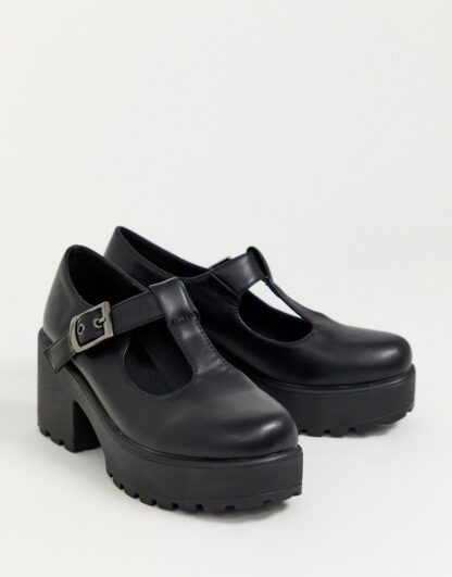 Koi Footwear - Sai - Chaussures vegan à talons style babies-Noir Asos