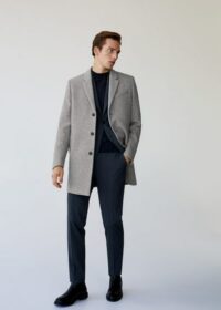 Manteau long laine tailored Nouvelle collection MANGO MAN