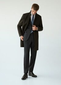 Manteau long laine tailored Nouvelle collection MANGO MAN