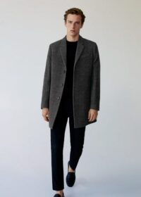 Manteau tailored structuré laine Nouvelle collection MANGO MAN