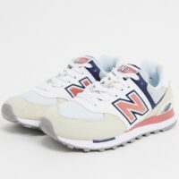 New Balance - 574 - Baskets style universitaire - Crème Asos