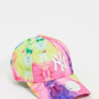 New Era - 9Forty NY - Casquette - Effet tie-dye vif-Multi Asos