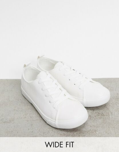 New Look Wide Fit - Baskets - Blanc Asos