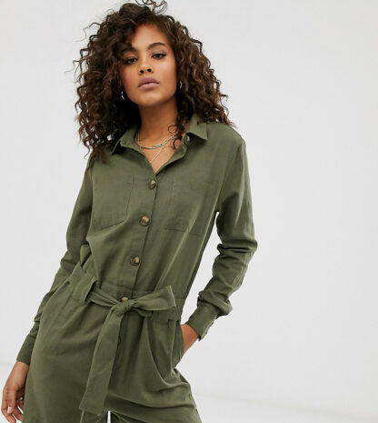 Only Tall - Combishort fonctionnel-Vert Asos