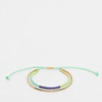 & Other Stories - Bracelet en fils colorés - Doré Asos