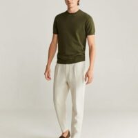 Pantalon 100 % lin Nouvelle collection MANGO MAN