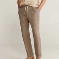 Pantalon 100 % lin Nouvelle collection MANGO MAN