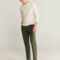 Pantalon chino slim-fit pinces Nouvelle collection MANGO MAN