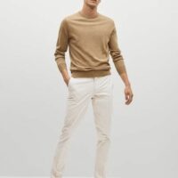 Pantalon chino slim-fit serge Nouvelle collection MANGO MAN