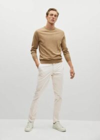 Pantalon chino slim-fit serge Nouvelle collection MANGO MAN