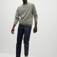 Pantalon chino slim-fit serge Nouvelle collection MANGO MAN