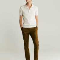 Pantalon chino slim-fit serge Nouvelle collection MANGO MAN