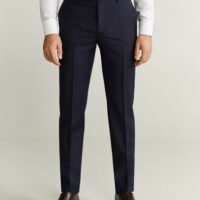 Pantalon costume slim fit laine vierge Nouvelle collection MANGO MAN