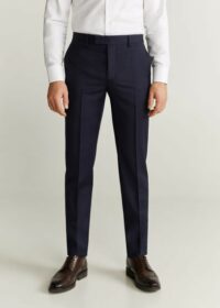 Pantalon costume slim fit laine vierge Nouvelle collection MANGO MAN