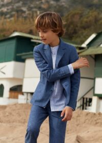 Pantalon de costume en lin Nouvelle collection MANGO KIDS