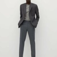 Pantalon de costume slim-fit laine Nouvelle collection MANGO MAN