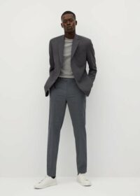 Pantalon de costume slim-fit laine Nouvelle collection MANGO MAN