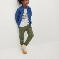 Pantalon droit coton Nouvelle collection MANGO KIDS