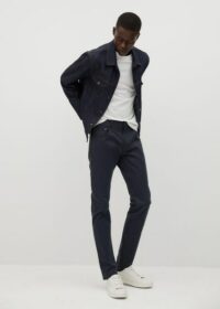 Pantalon en jean slim-fit serge Nouvelle collection MANGO MAN