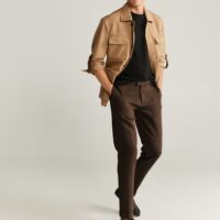 Pantalon lin slim-fit Nouvelle collection MANGO MAN