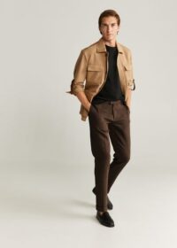 Pantalon lin slim-fit Nouvelle collection MANGO MAN