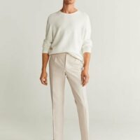 Pantalon lin slim-fit Nouvelle collection MANGO MAN