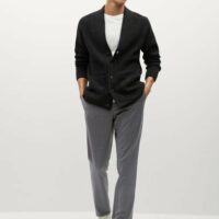 Pantalon slim-fit laine stretch Nouvelle collection MANGO MAN