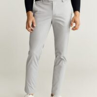 Pantalon slim-fit respirant Nouvelle collection MANGO MAN