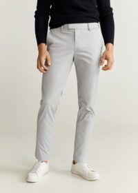 Pantalon slim-fit respirant Nouvelle collection MANGO MAN