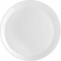 Parnasse Plat à dessert 32cm en porcelaine blanche Habitat