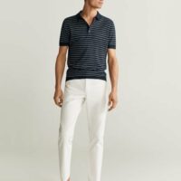 Polo maille coton lin Nouvelle collection MANGO MAN