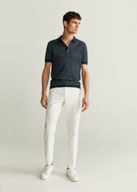 Polo maille coton lin Nouvelle collection MANGO MAN