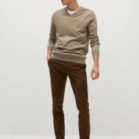 Pull-over 100 % laine mérinos lavable Nouvelle collection MANGO MAN